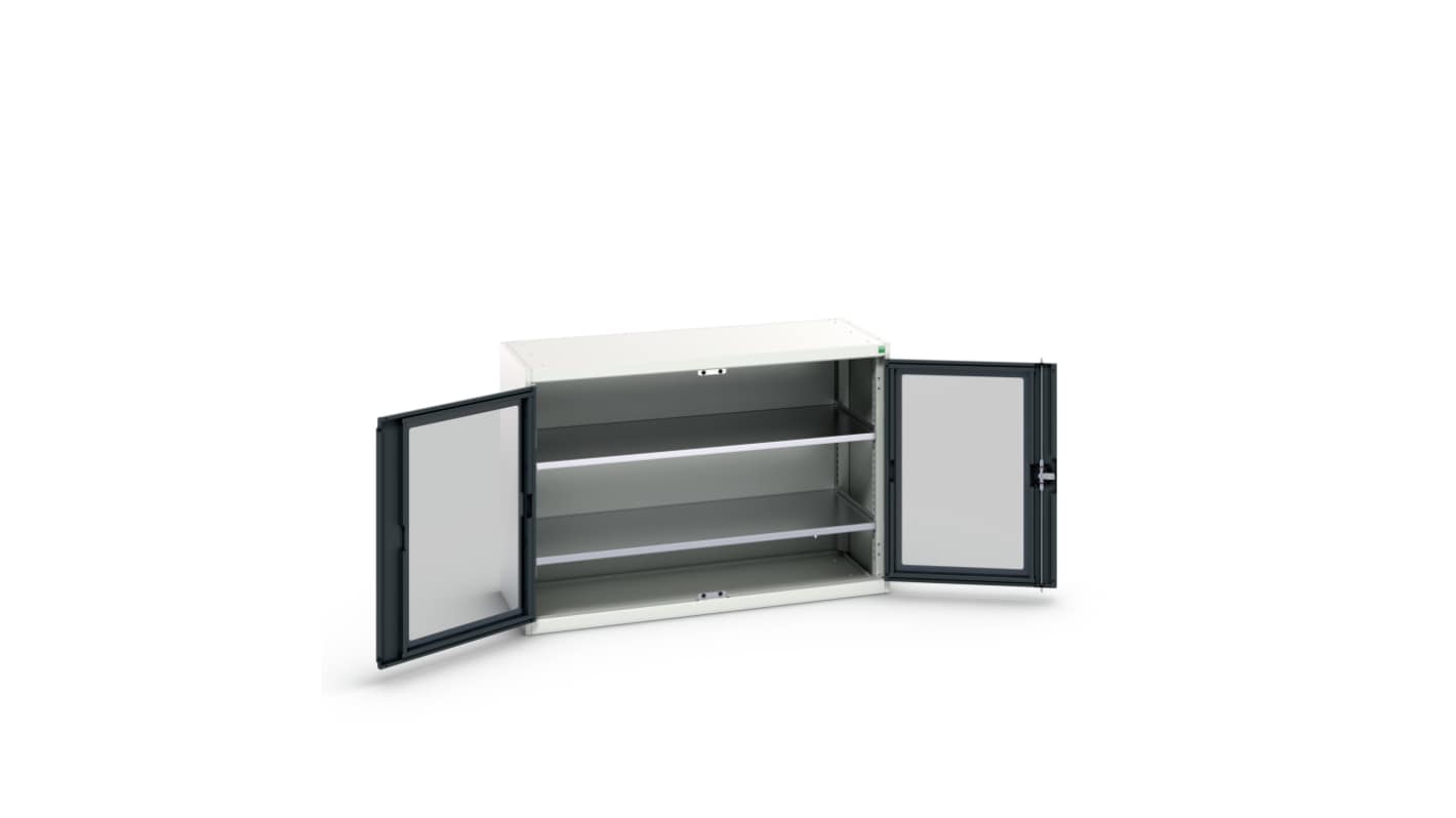 Bott 2 Door Sheet Steel Cupboard, 1300 x 550 x 900mm