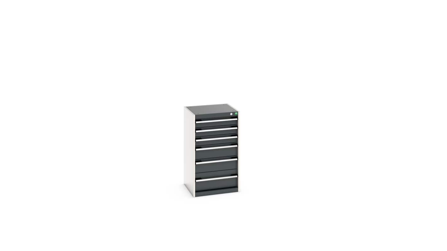 Bott 6 Cabinet, Steel, 900mm x 525mm x 525mm, Anthracite Grey, Light Grey