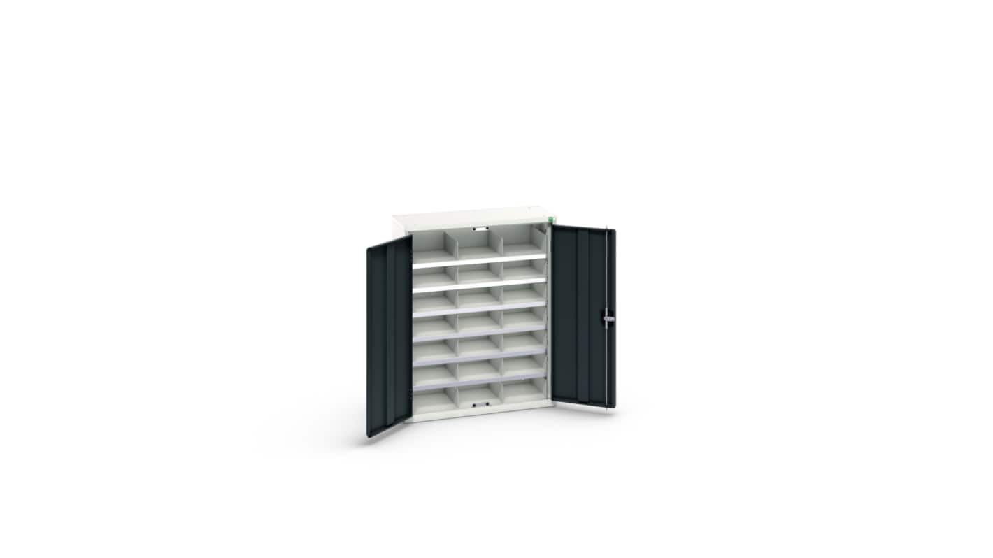 Bott 2 Door Sheet Steel Cupboard, 800 x 350 x 1000mm