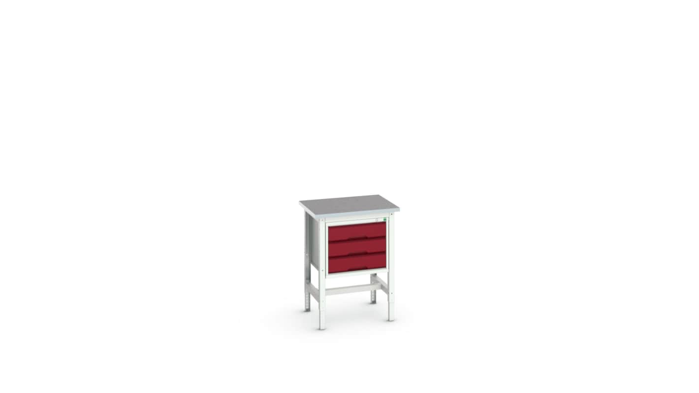 Bott Steel Workbench, 200kg Max Load, Adjustable Height, 930mm x 600mm x 700mm