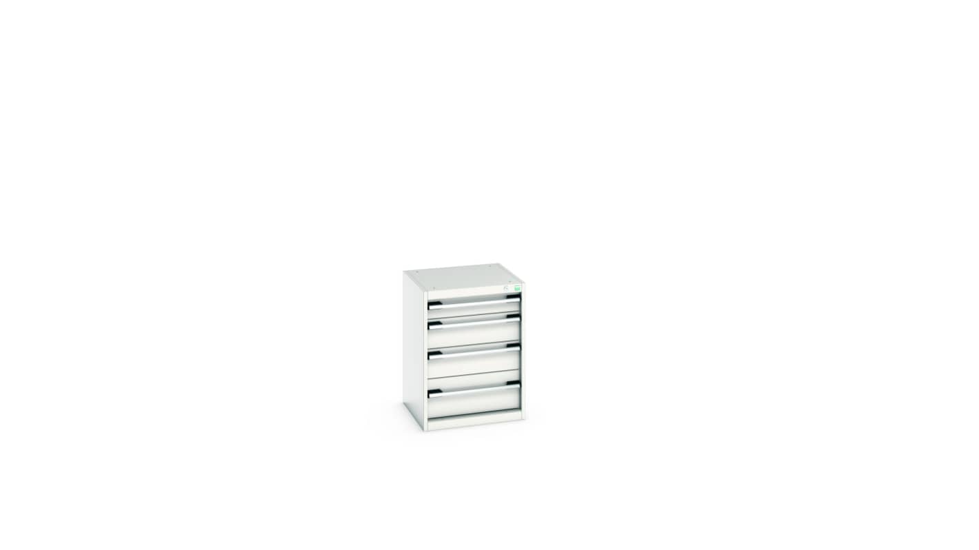 Bott 4 Cabinet, Steel, 700mm x 525mm x 525mm, Light Grey