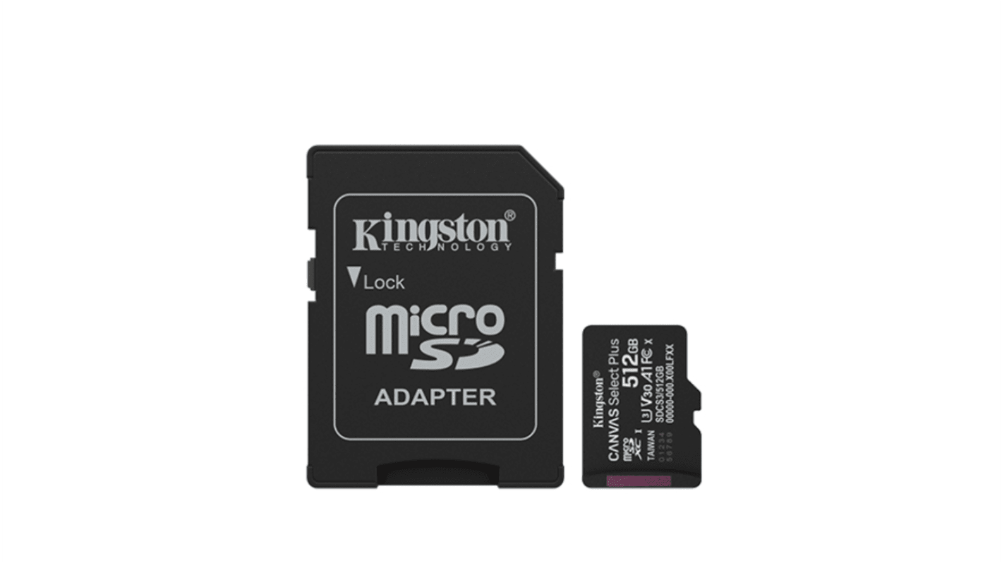 512 GB MicroSDXC Micro SD Card, Class 10, UHS-I