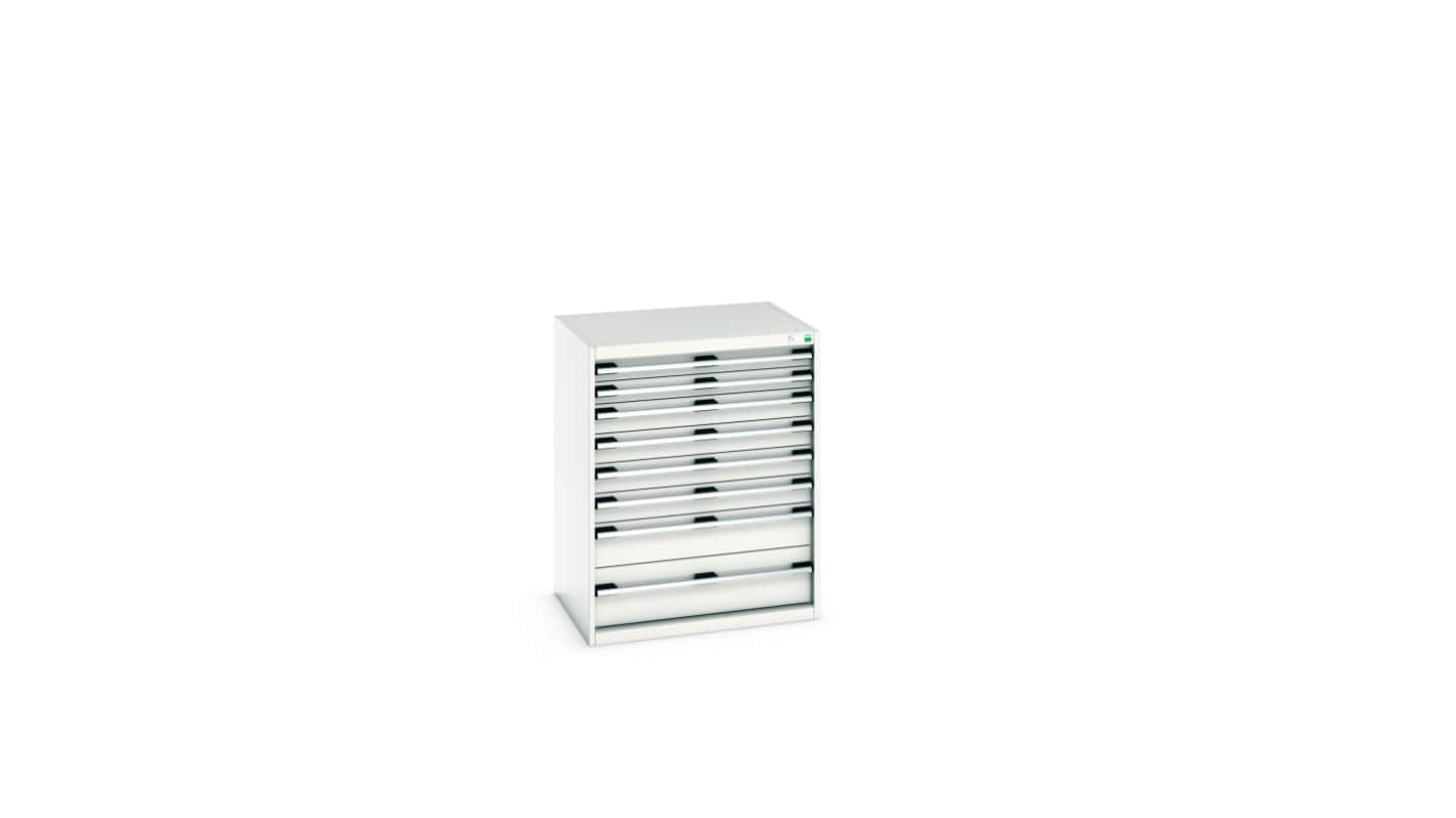 Bott 8 Cabinet, Steel, 1000mm x 650mm x 800mm, Light Grey