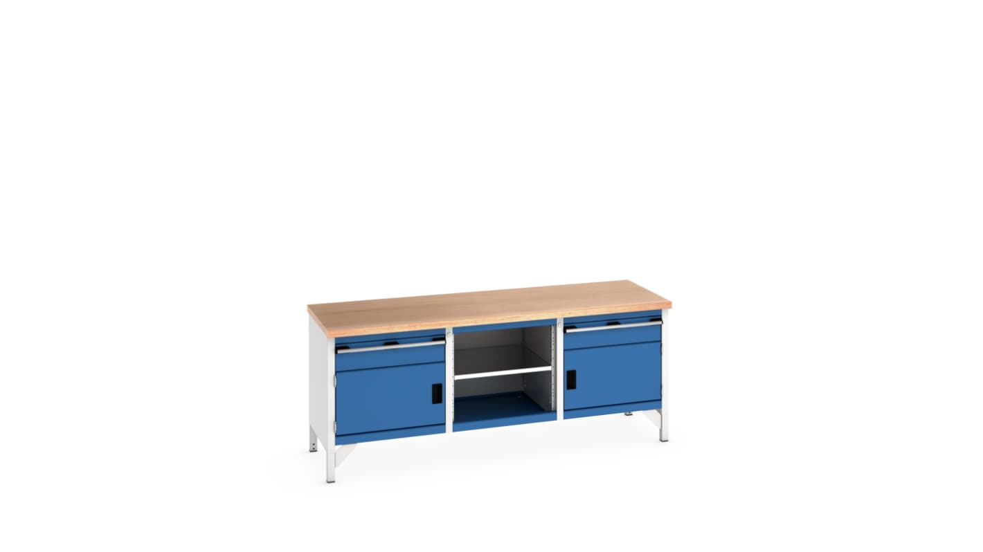 Bott 41002052.11V Sheet Steel Workbench, 840mm x 750mm x 2000mm