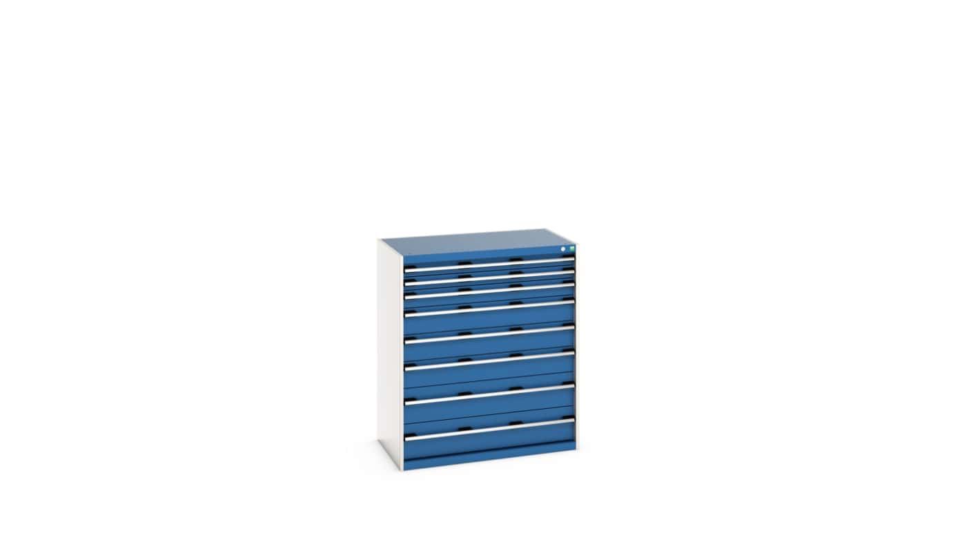 Bott 8 Cabinet, Steel, 1200mm x 650mm x 1050mm, Blue