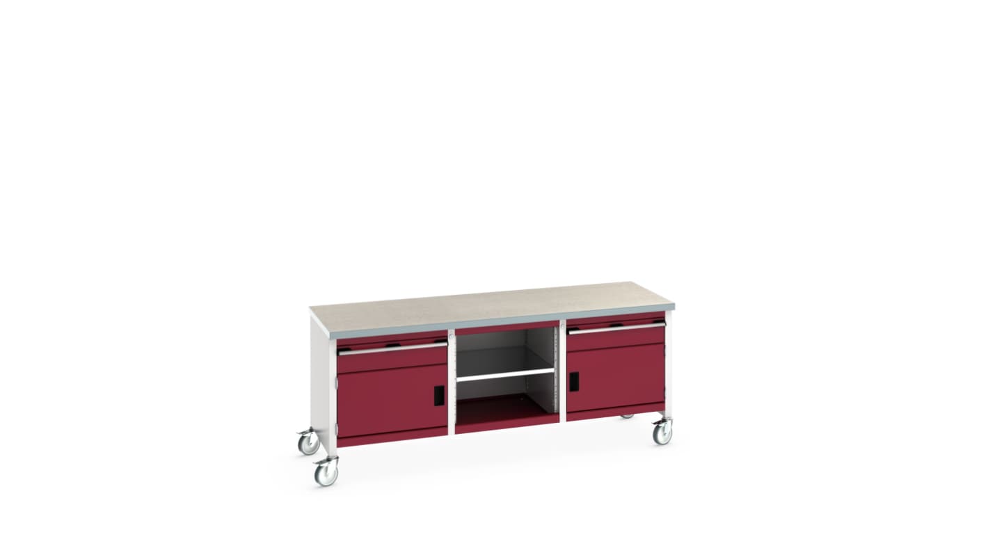 Bott 41002123.24V Portable Sheet Steel Workbench, 840mm x 750mm x 2000mm