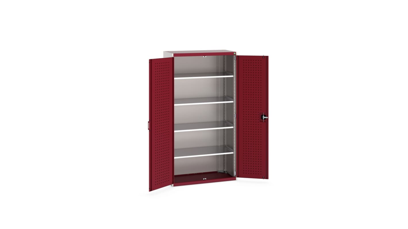 Bott 2 Door Sheet Steel Floor Standing Cupboard, 1050 X 525 X 2000mm