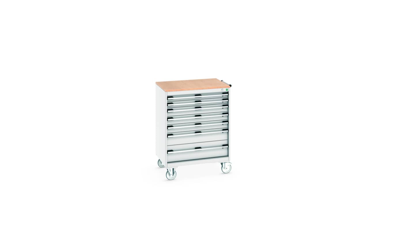 Bott, 7 Drawer Sheet Steel Floor Standing Storage Cabinet, 800 X 650 X 1090mm