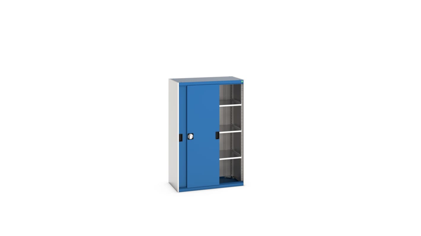 Bott 2 Door Sheet Steel Floor Standing Cupboard, 1050 X 525 X 1600mm