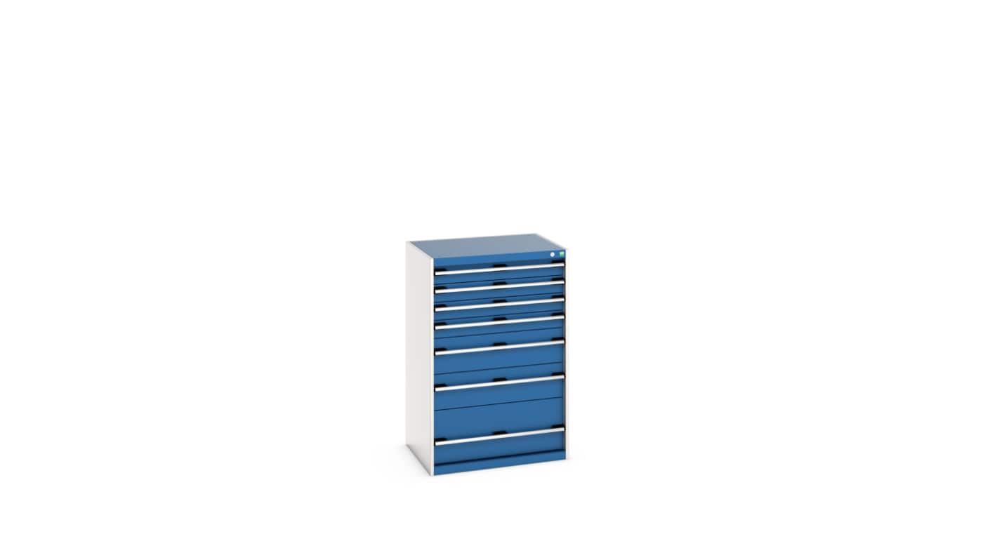 Bott 7 Cabinet, Steel, 1200mm x 650mm x 800mm, Blue