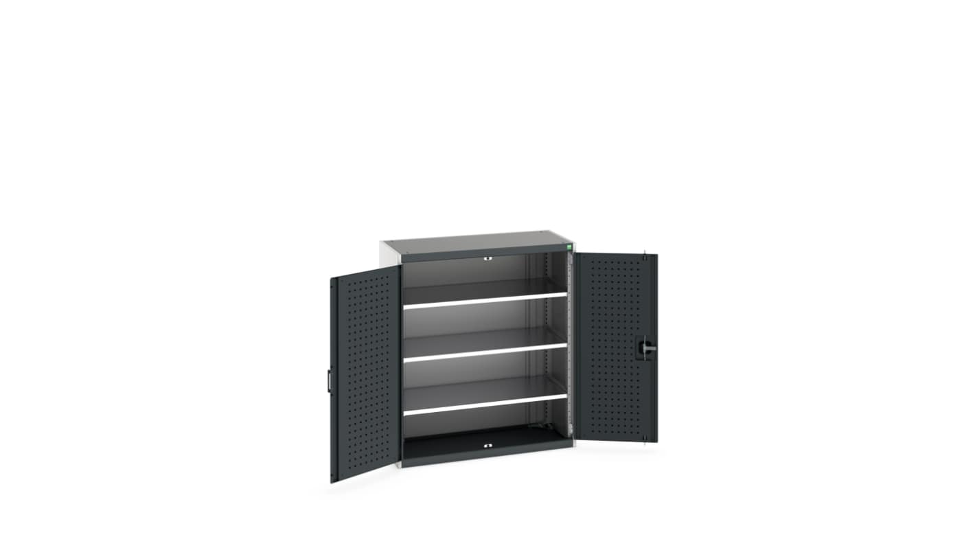 Bott 2 Door Sheet Steel Floor Standing Cupboard, 1050 X 525 X 1200mm