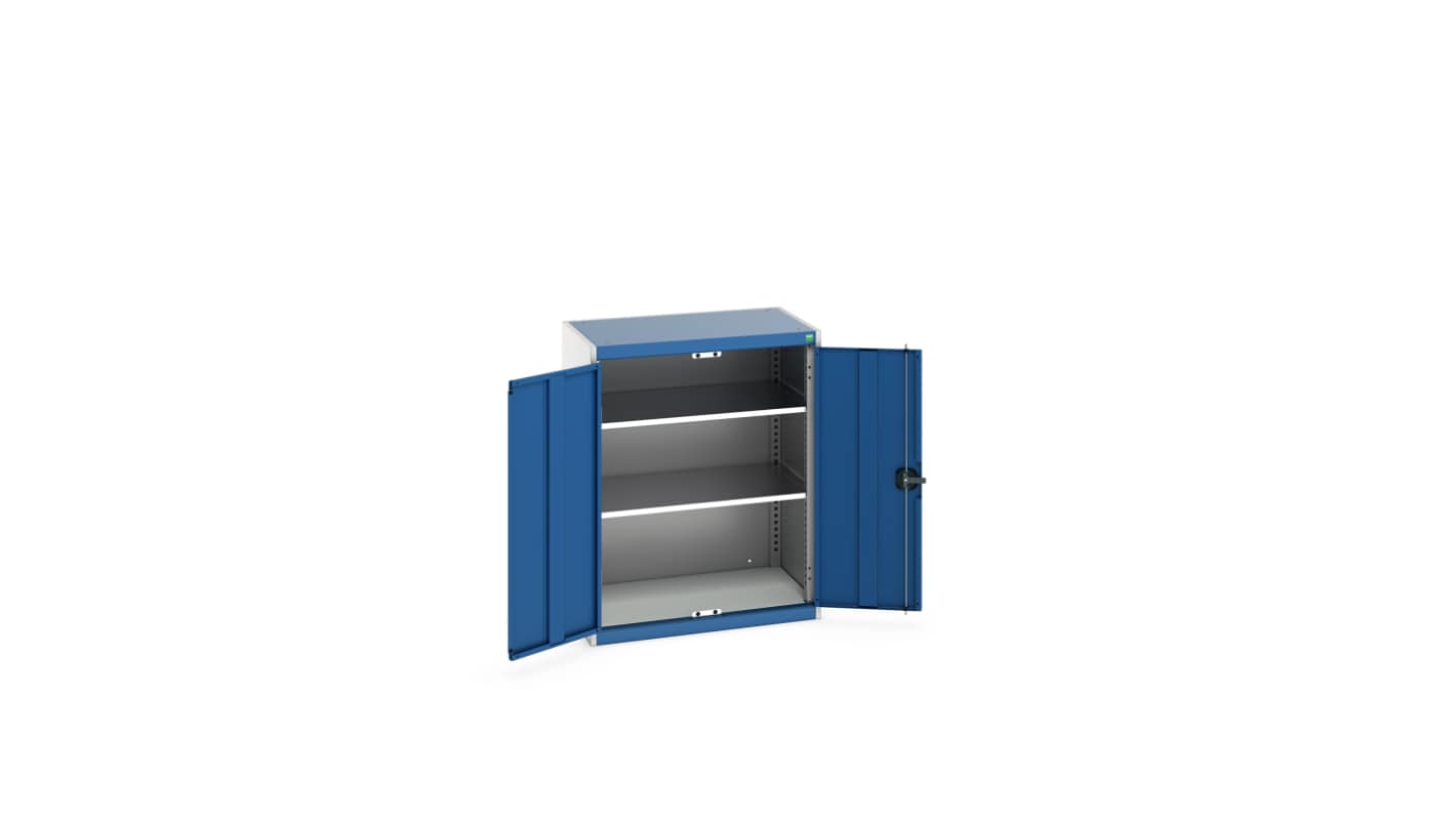 Bott 2 Door Sheet Steel Floor Standing Cupboard, 800 X 525 X 1000mm
