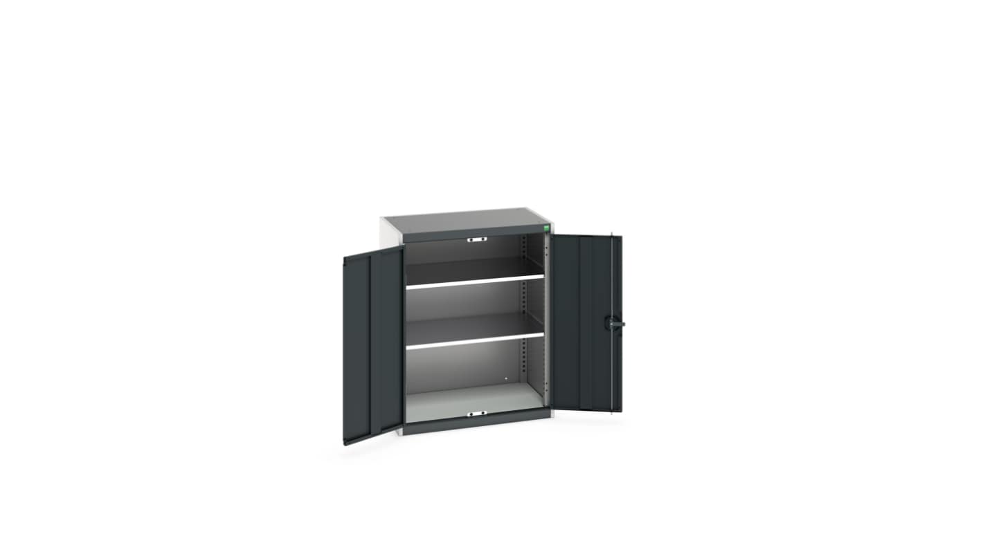 Bott 2 Door Sheet Steel Floor Standing Cupboard, 800 X 525 X 1000mm