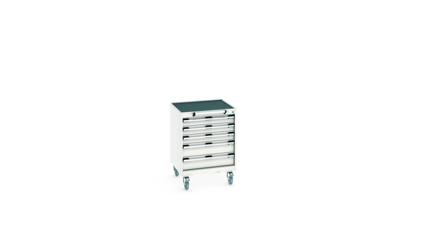 Bott, 5 Drawer Steel Floor Standing Cabinet, 650 x 650 x 885mm
