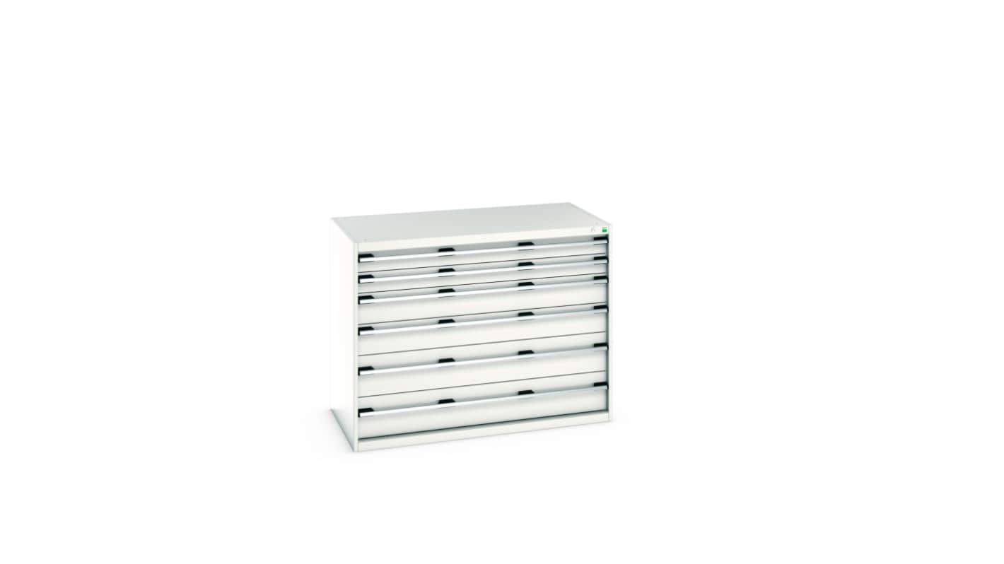 Bott 6 Cabinet, Steel, 1000mm x 750mm x 1300mm, Light Grey