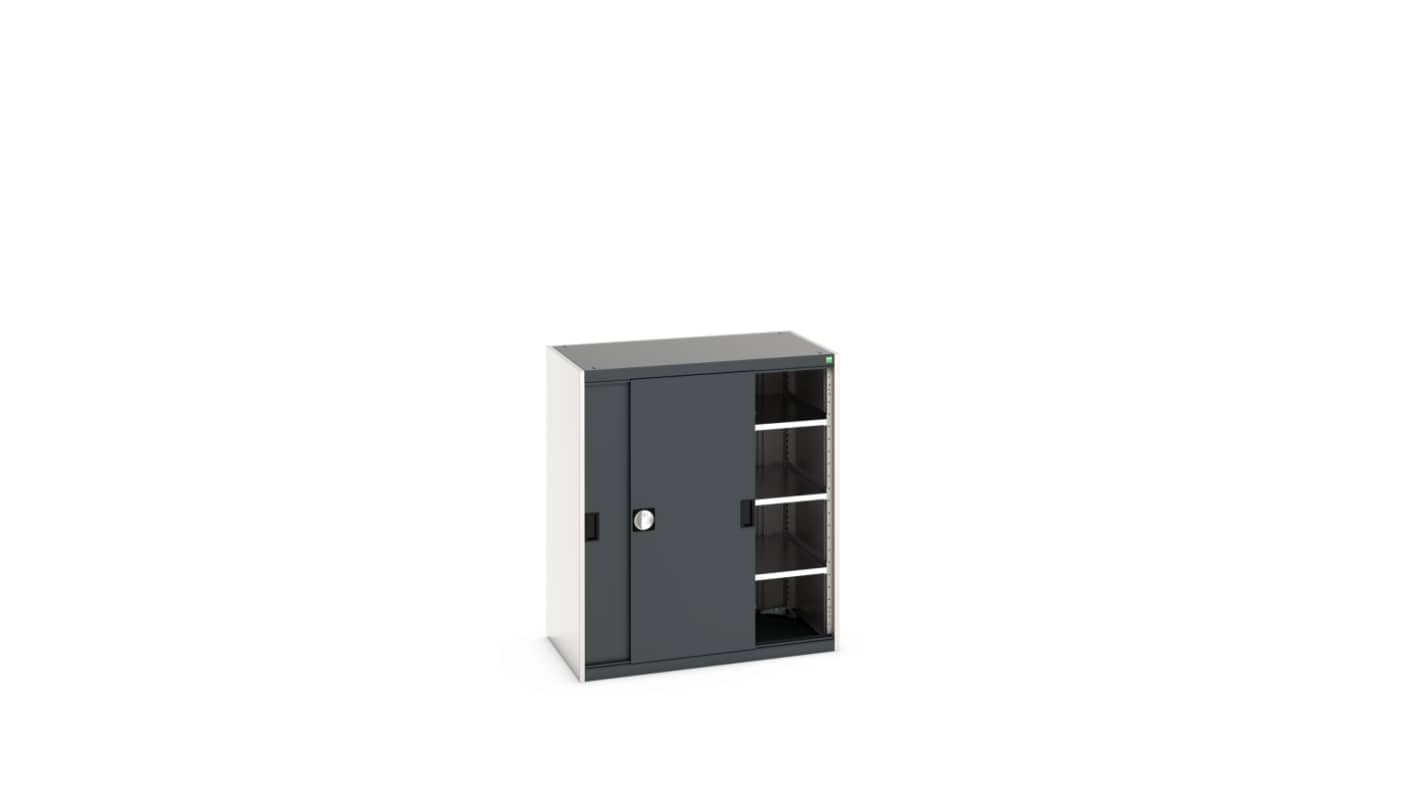 Bott 2 Door Steel Floor Standing Cupboard, 1050 x 650 x 1200mm