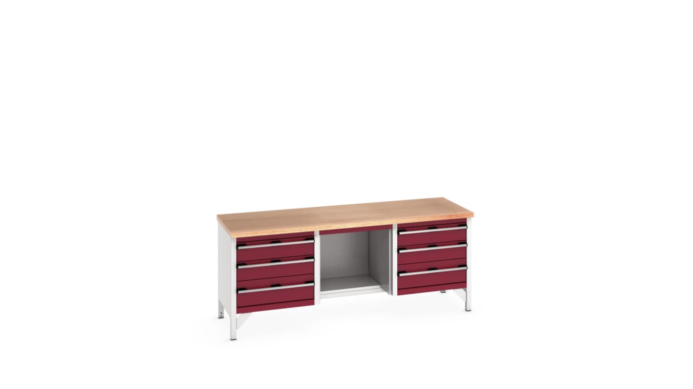 Bott 41002073.24V Sheet Steel Workbench, 840mm x 750mm x 2000mm