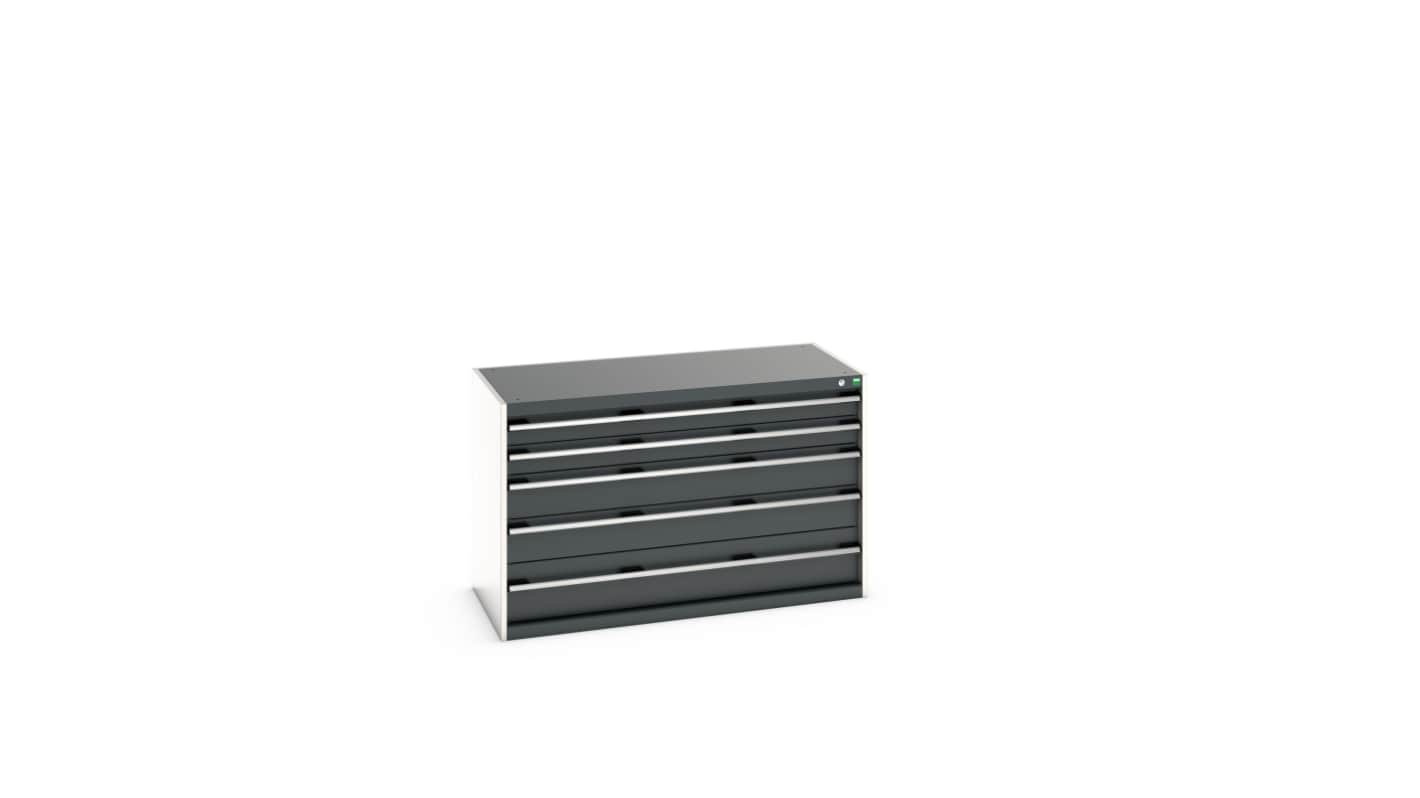 Bott 5 Cabinet, Steel, 800mm x 650mm x 1300mm, Grey