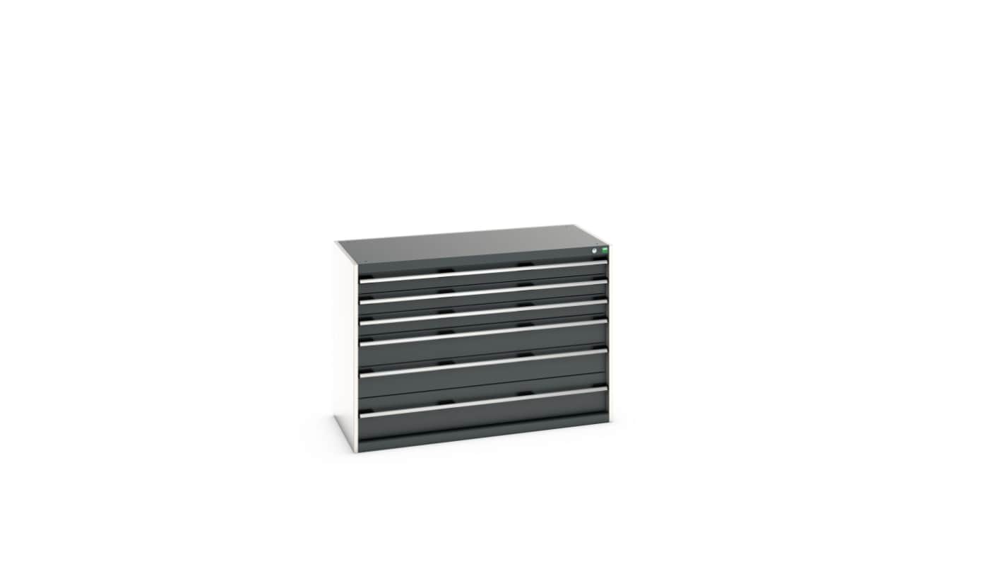 Bott 6 Cabinet, Steel, 900mm x 650mm x 1300mm, Grey