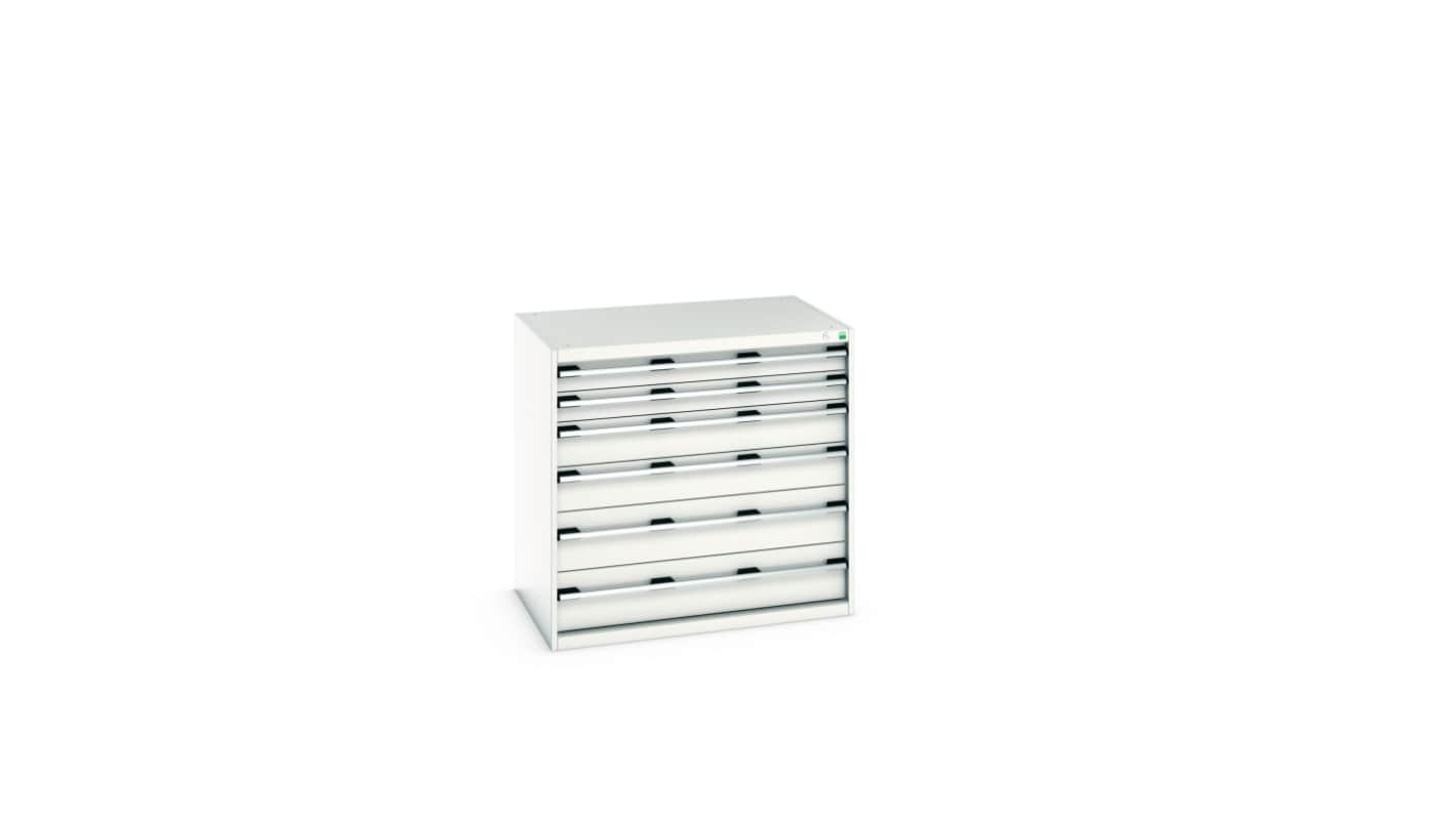 Bott 6 Cabinet, Steel, 1000mm x 750mm x 1050mm, Light Grey