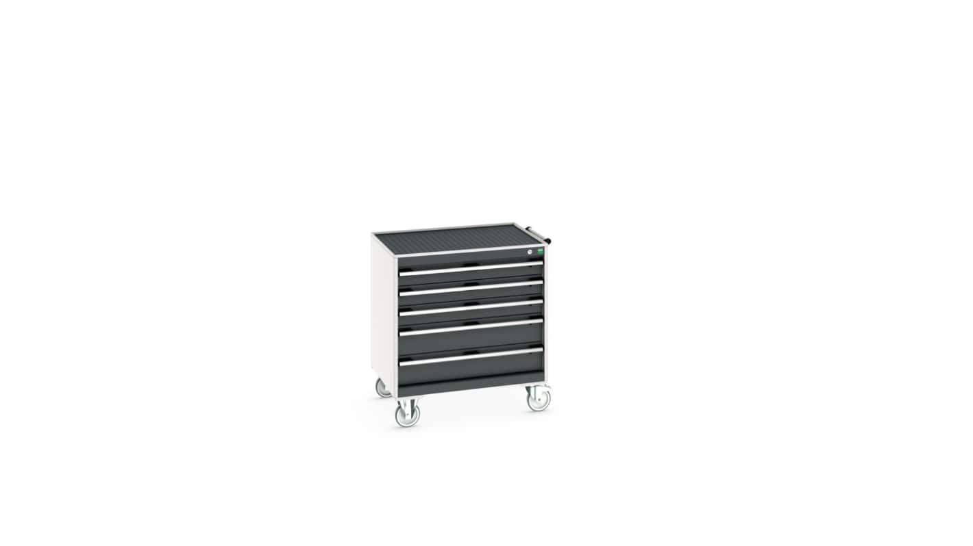 Bott, 5 Drawer Sheet Steel Floor Standing Storage Cabinet, 800 X 650 X 885mm