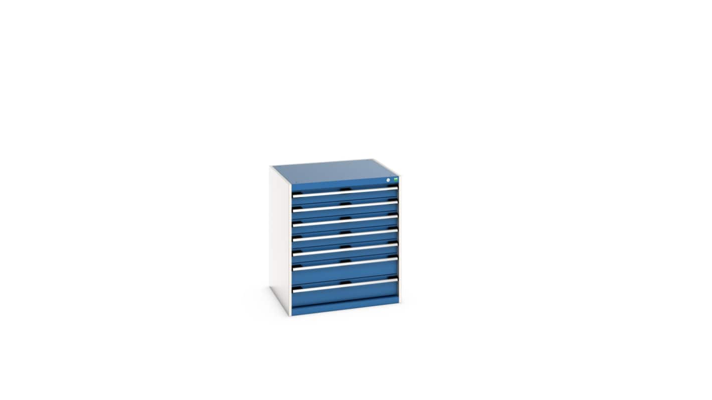 Bott 7 Cabinet, Steel, 900mm x 750mm x 800mm, Blue