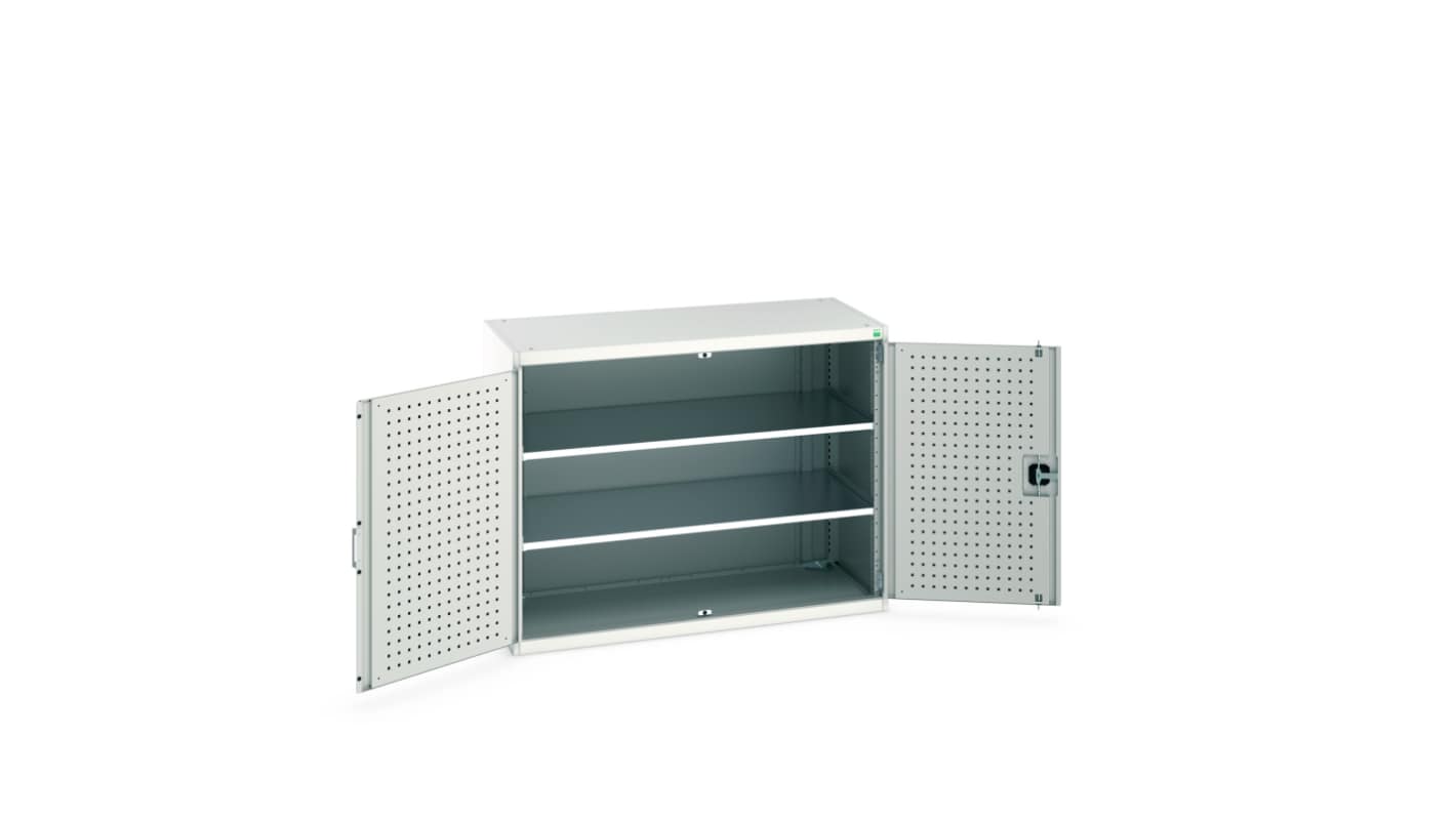 Bott 2 Door Sheet Steel Floor Standing Cupboard, 1300 X 650 X 1000mm