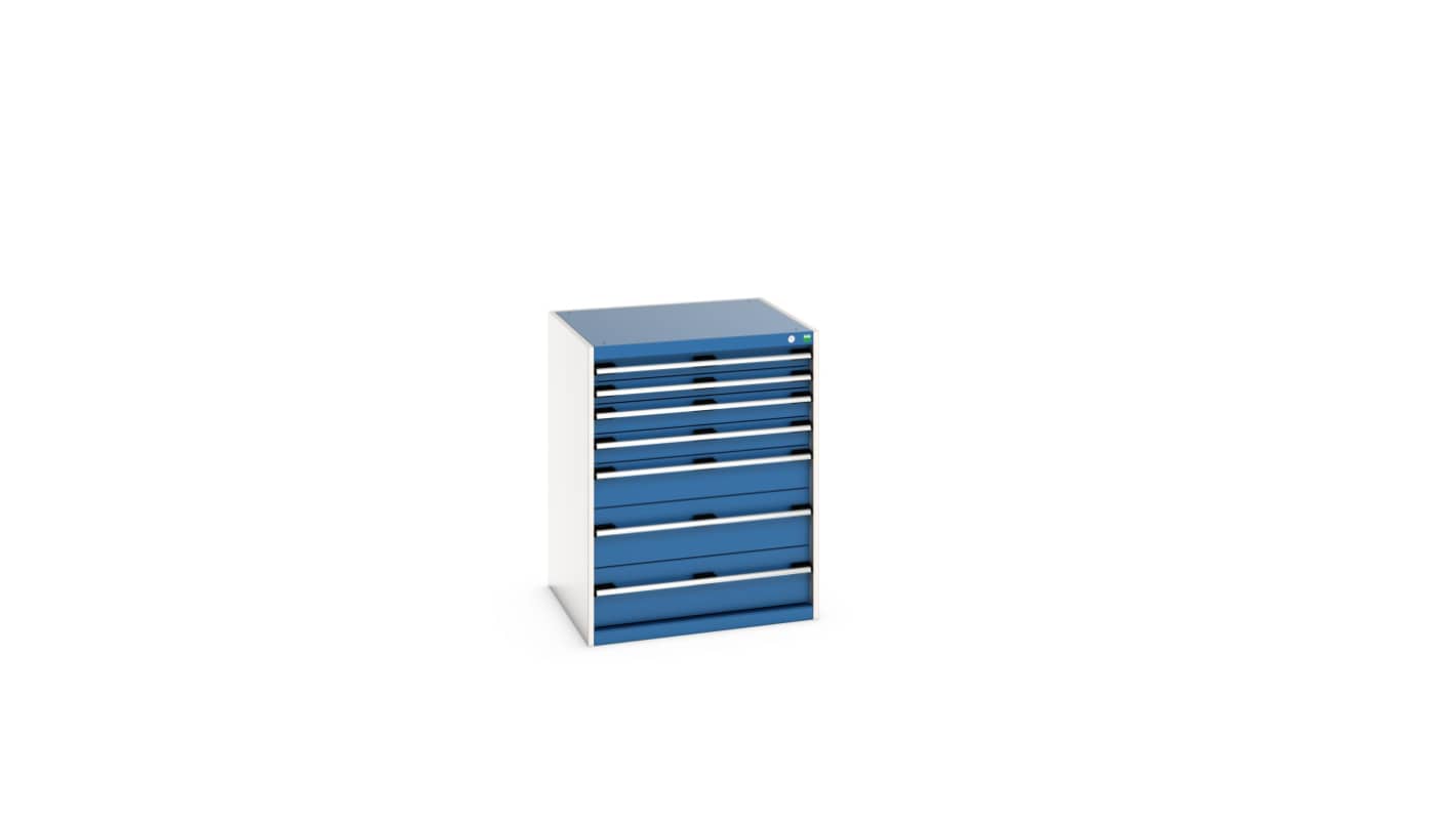 Bott 7 Cabinet, Steel, 1000mm x 750mm x 800mm, Blue