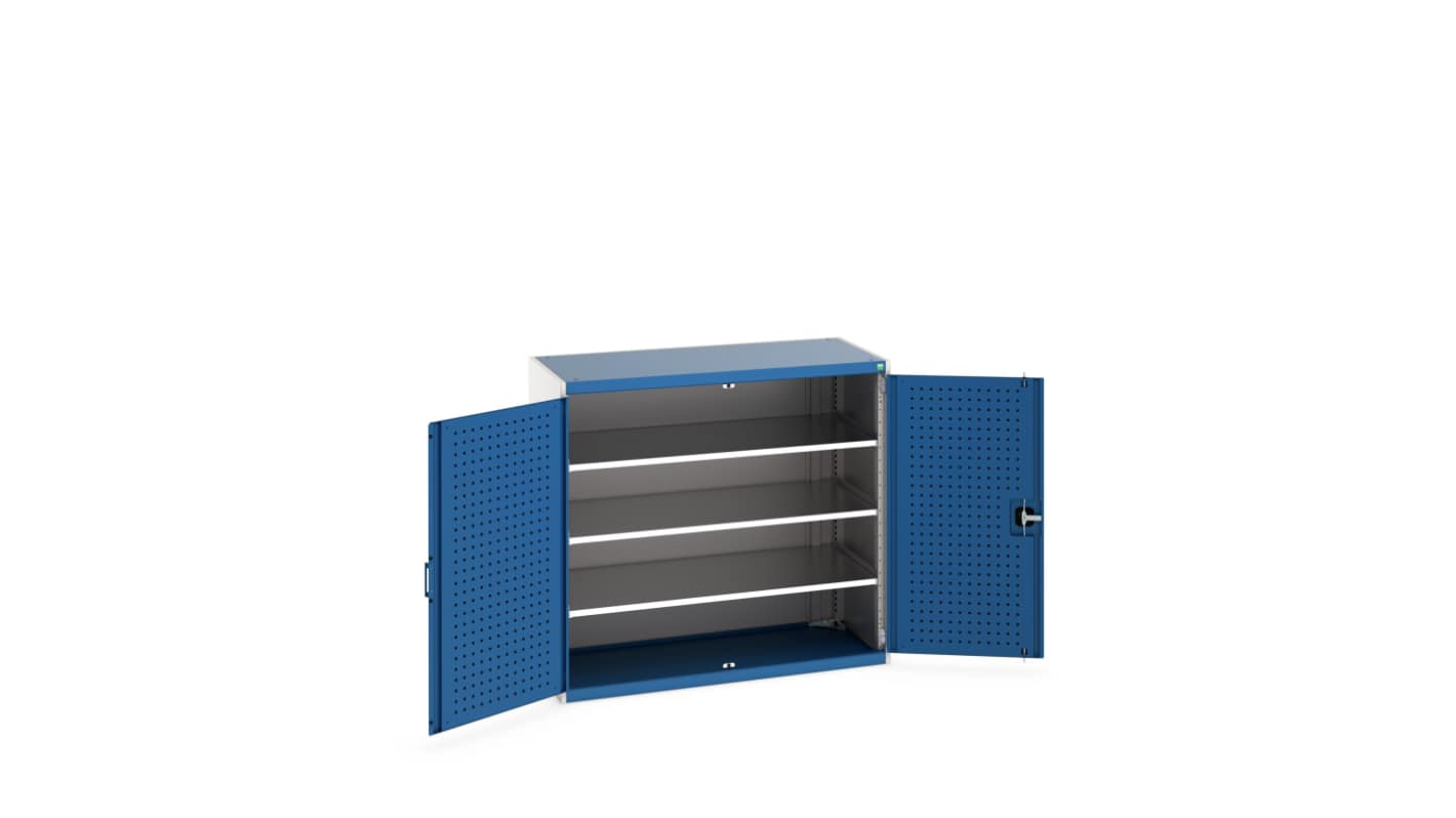 Bott 2 Door Sheet Steel Floor Standing Cupboard, 1300 X 650 X 1200mm