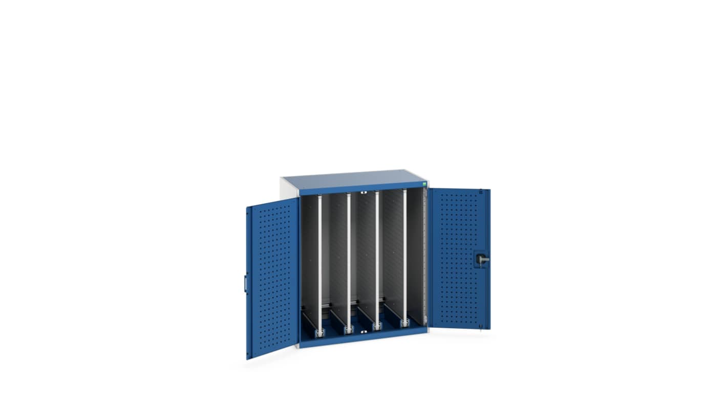 Bott 2 Door Sheet Steel Floor Standing Cupboard, 1050 X 650 X 1200mm