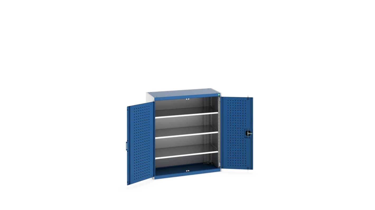 Bott 2 Door Sheet Steel Floor Standing Cupboard, 1050 X 525 X 1200mm