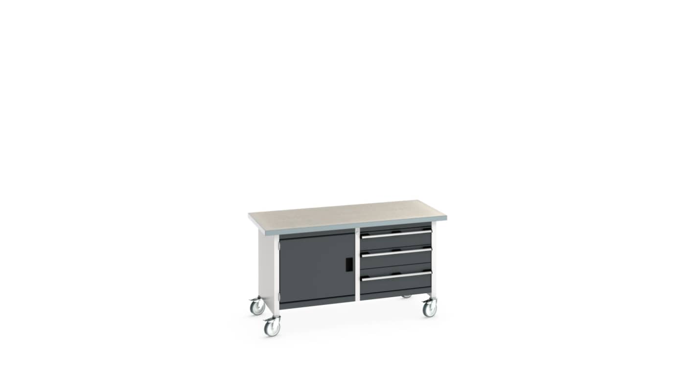 Bott 41002102.19V Portable Sheet Steel Workbench, 840mm x 750mm x 1500mm