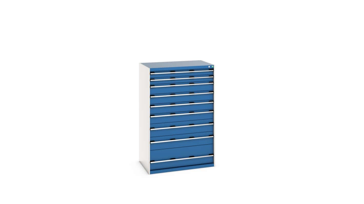Bott 9 Cabinet, Steel, 1600mm x 750mm x 1050mm, Blue