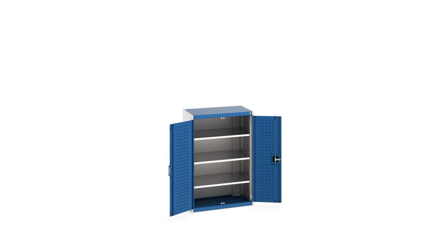 Bott 2 Door Sheet Steel Floor Standing Cupboard, 800 X 525 X 1200mm