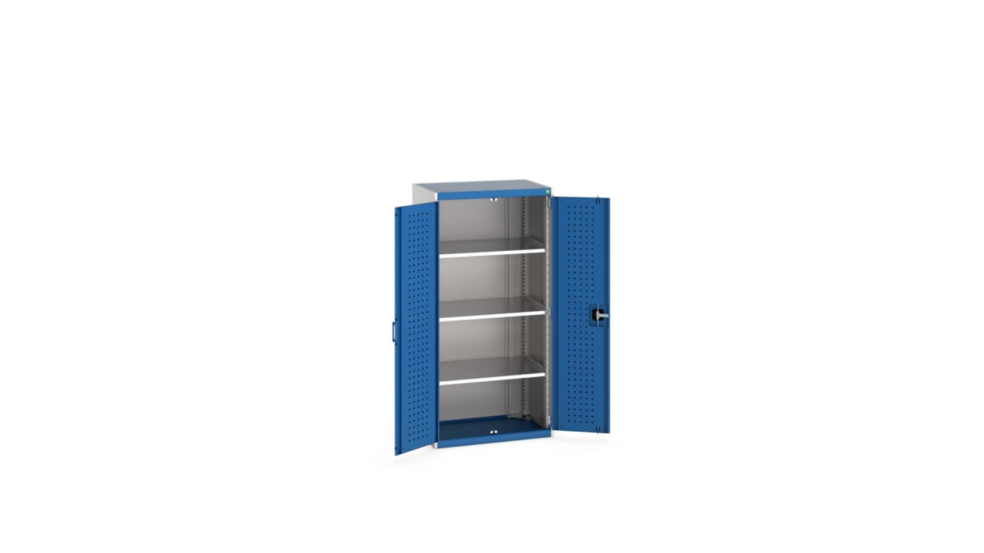 Bott 2 Door Sheet Steel Floor Standing Cupboard, 800 X 525 X 1600mm