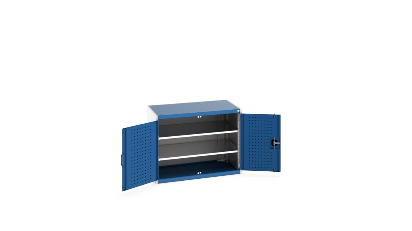 Bott 2 Door Sheet Steel Floor Standing Cupboard, 1050 X 650 X 800mm