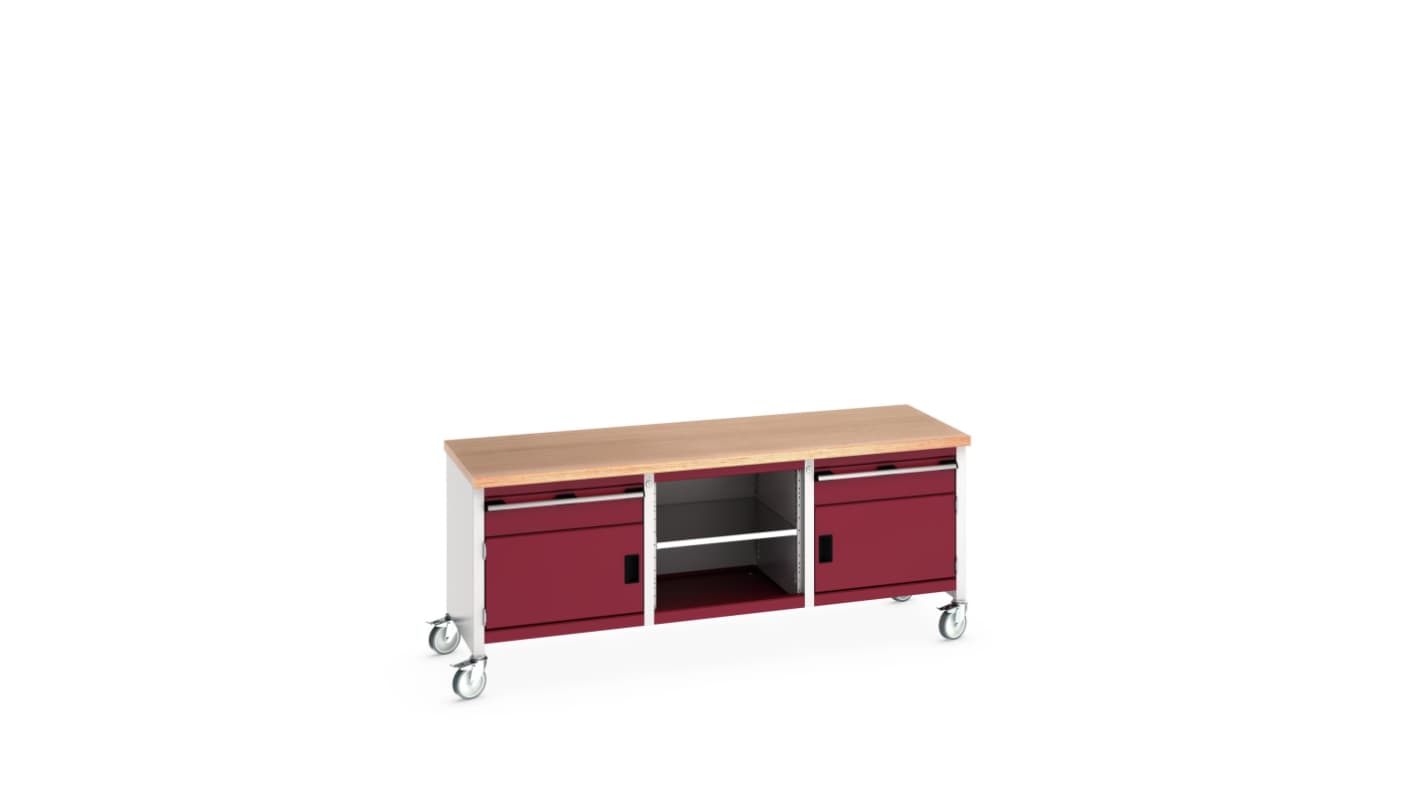 Bott 41002121.24V Portable Sheet Steel Workbench, 840mm x 750mm x 2000mm