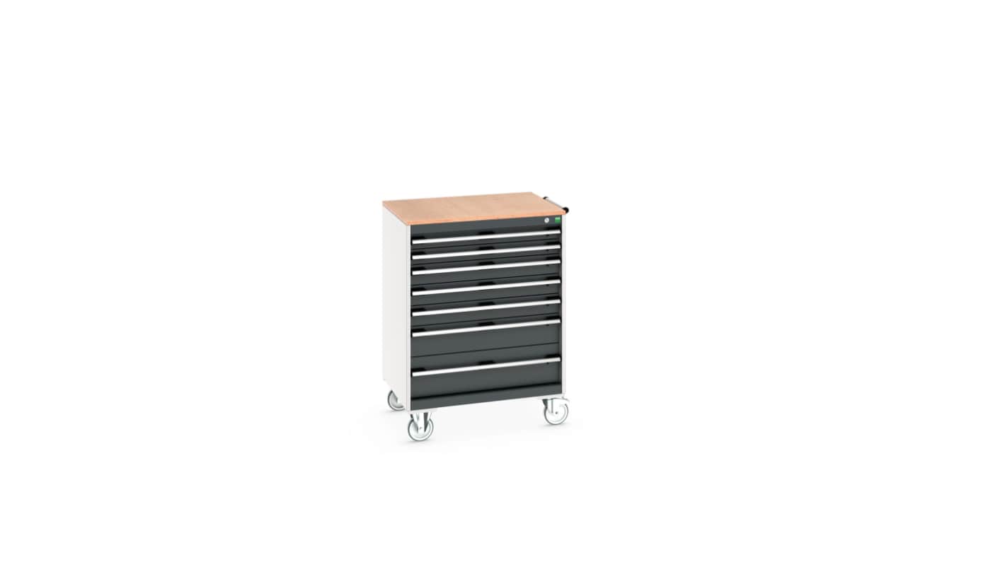 Bott, 7 Drawer Sheet Steel Floor Standing Storage Cabinet, 800 X 650 X 1090mm