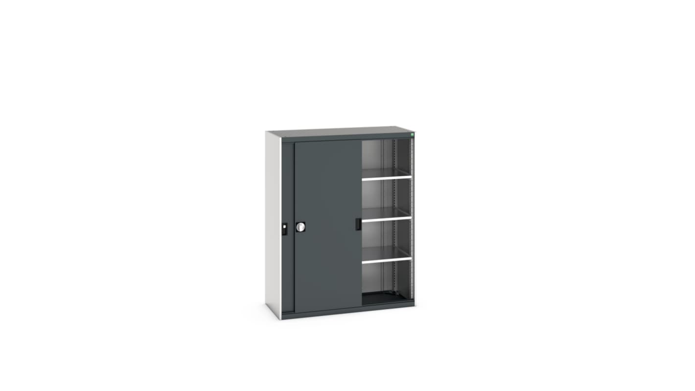 Bott 2 Door Sheet Steel Floor Standing Cupboard, 1300 X 525 X 1600mm