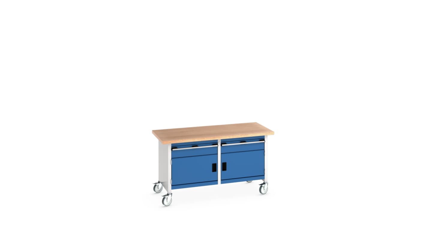 Bott 41002103.11V Portable Sheet Steel Workbench, 840mm x 750mm x 1500mm