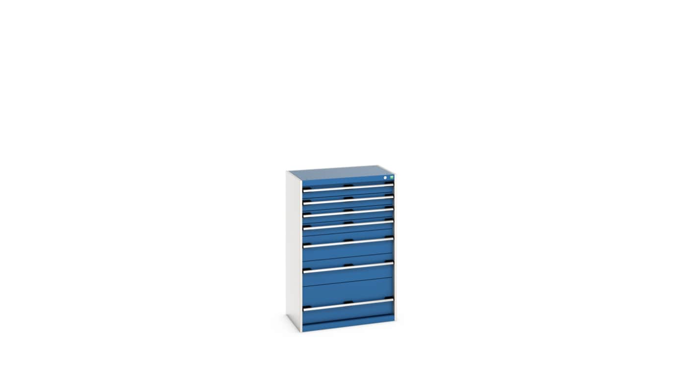 Bott 7 Cabinet, Steel, 1200mm x 525mm x 800mm, Blue