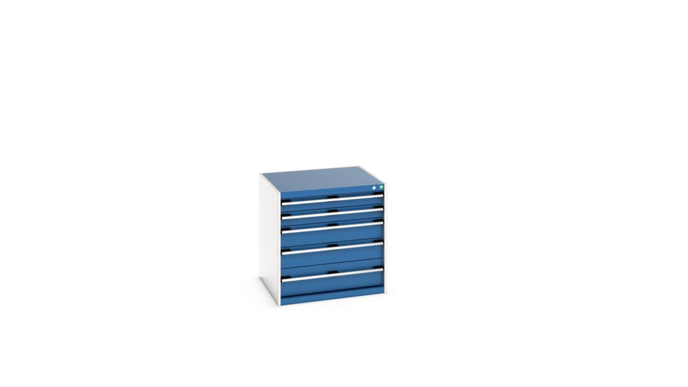 Bott 5 Cabinet, Steel, 800mm x 750mm x 800mm, Blue
