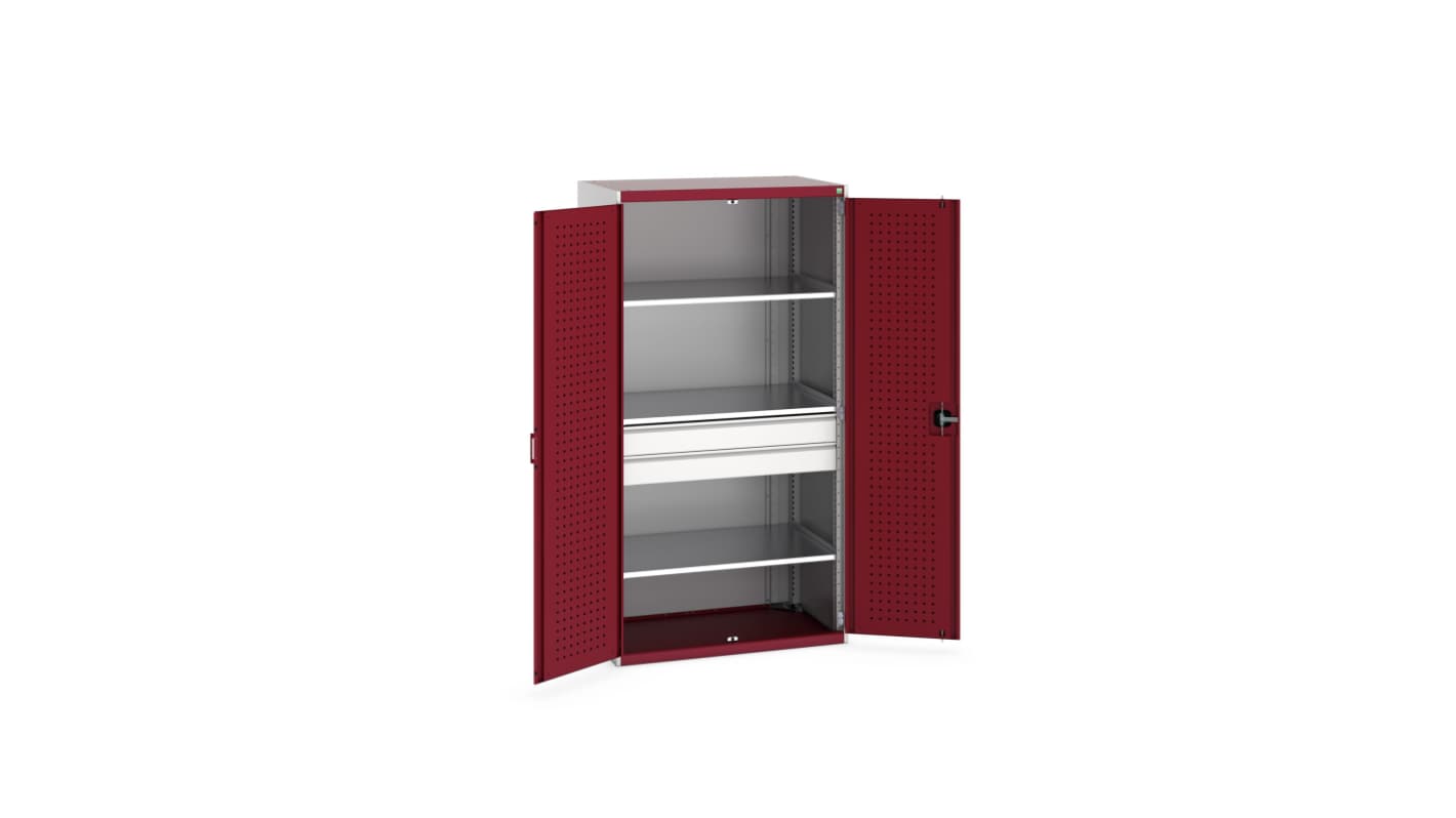 Bott 2 Door Sheet Steel Floor Standing Cupboard, 1050 X 650 X 2000mm