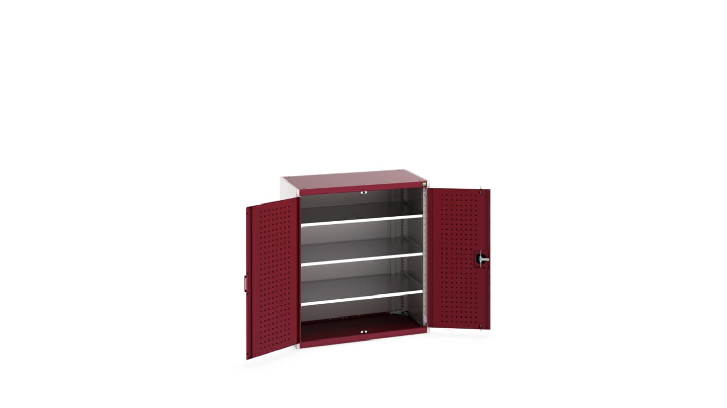 Bott 2 Door Sheet Steel Floor Standing Cupboard, 1050 X 650 X 1200mm