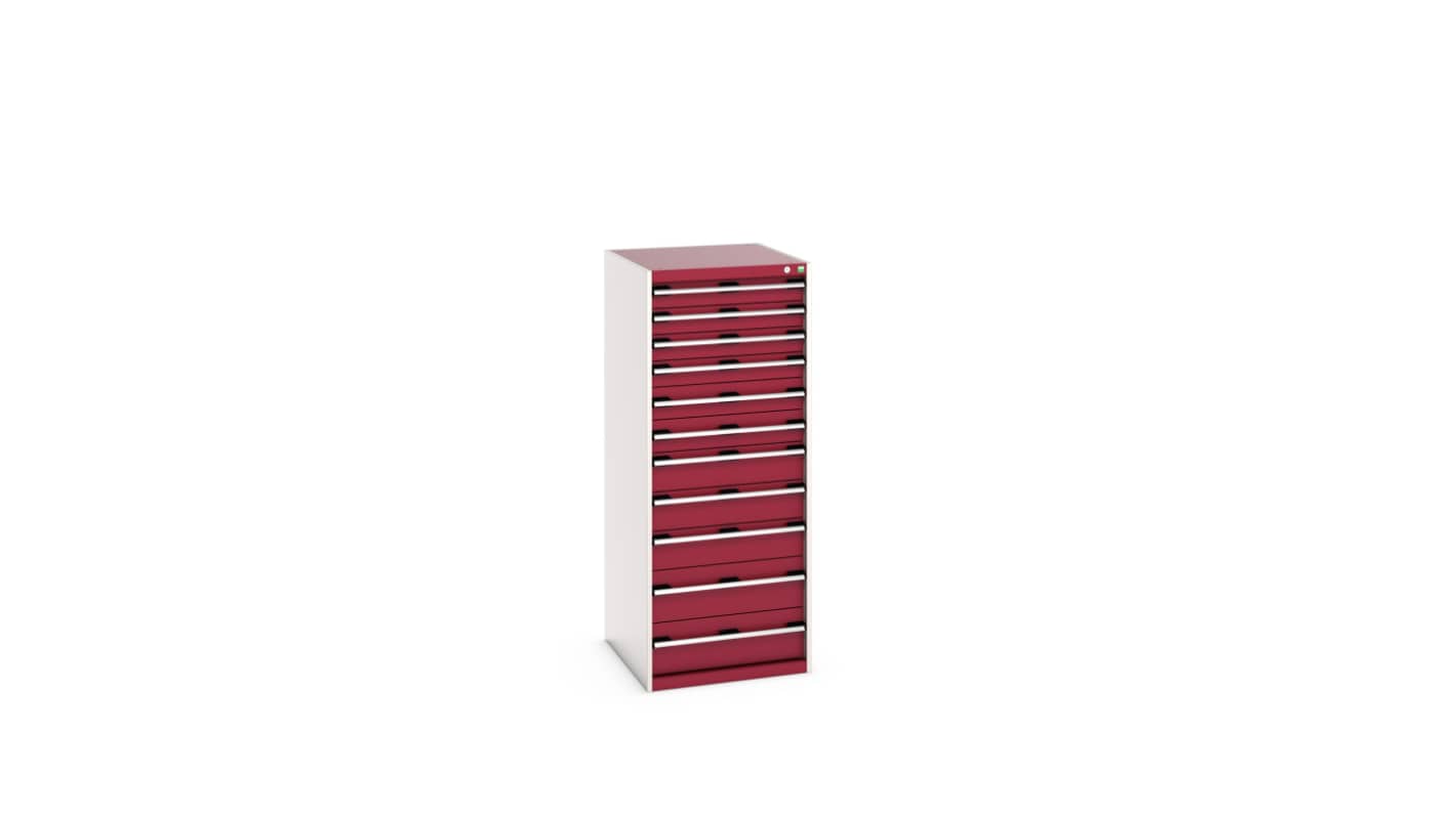 Bott 11 Cabinet, Steel, 1600mm x 750mm x 650mm, Red