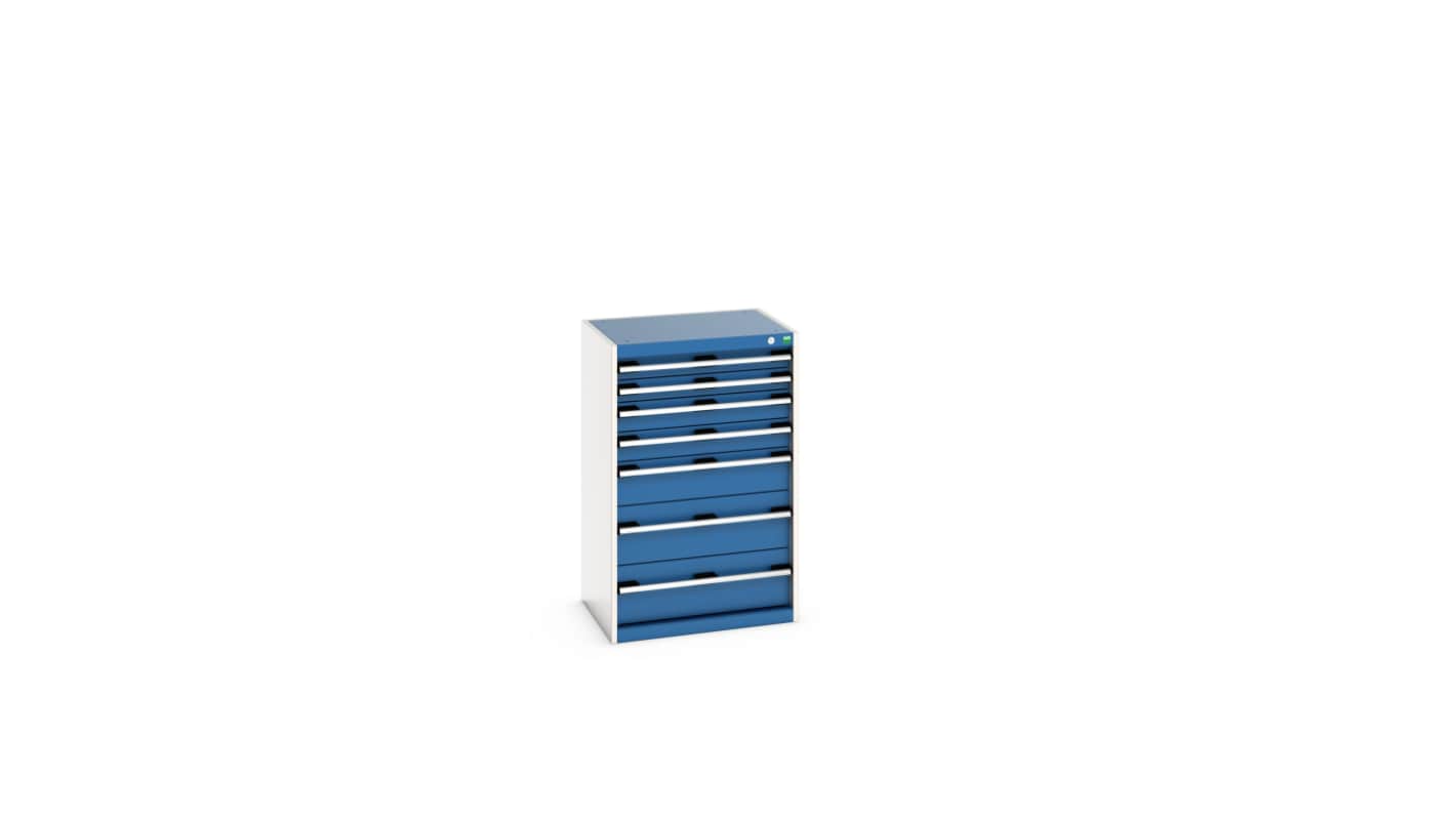 Bott 7 Cabinet, Steel, 1000mm x 525mm x 650mm, Blue