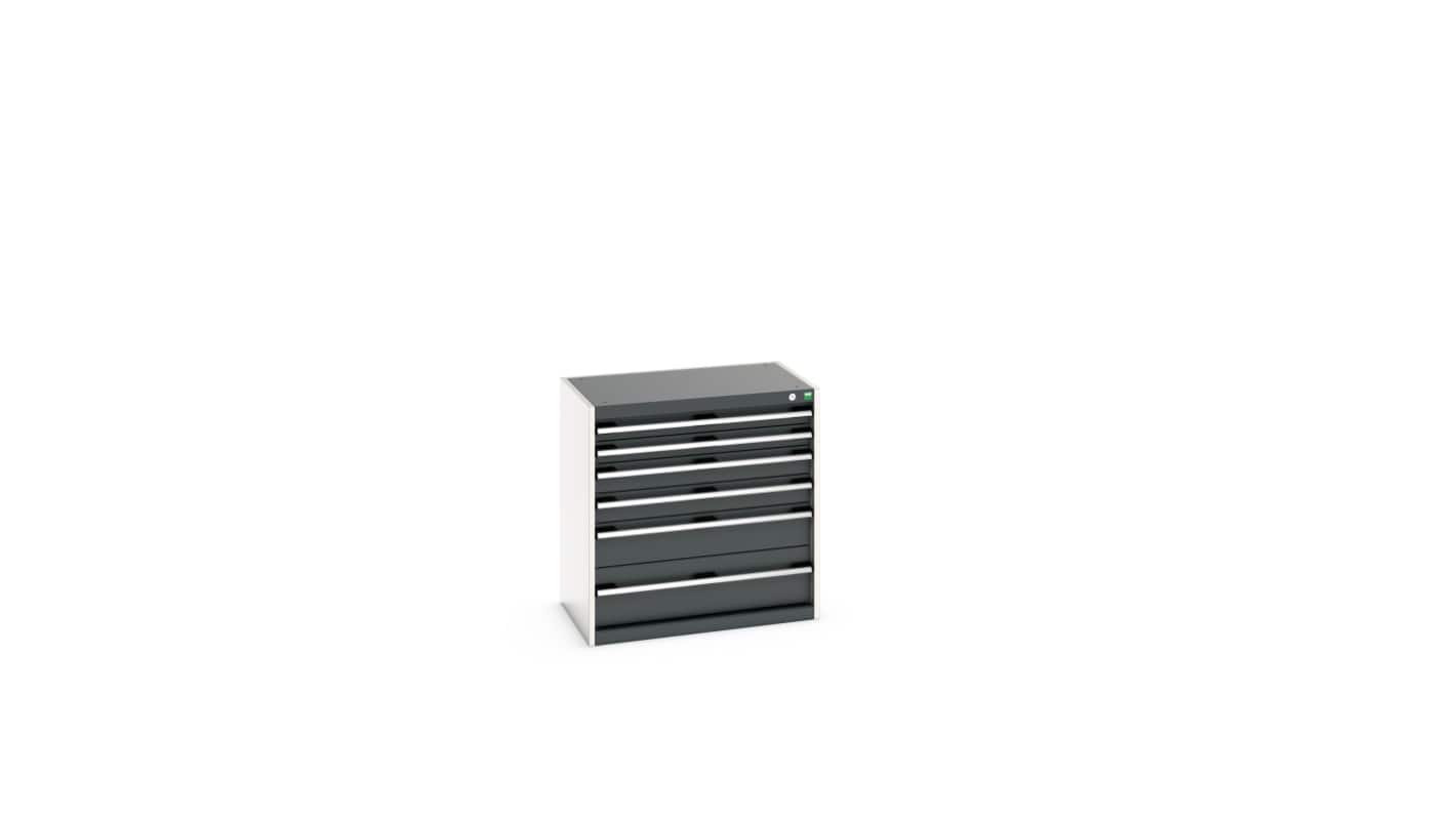 Bott 6 Cabinet, Steel, 800mm x 525mm x 800mm, Grey