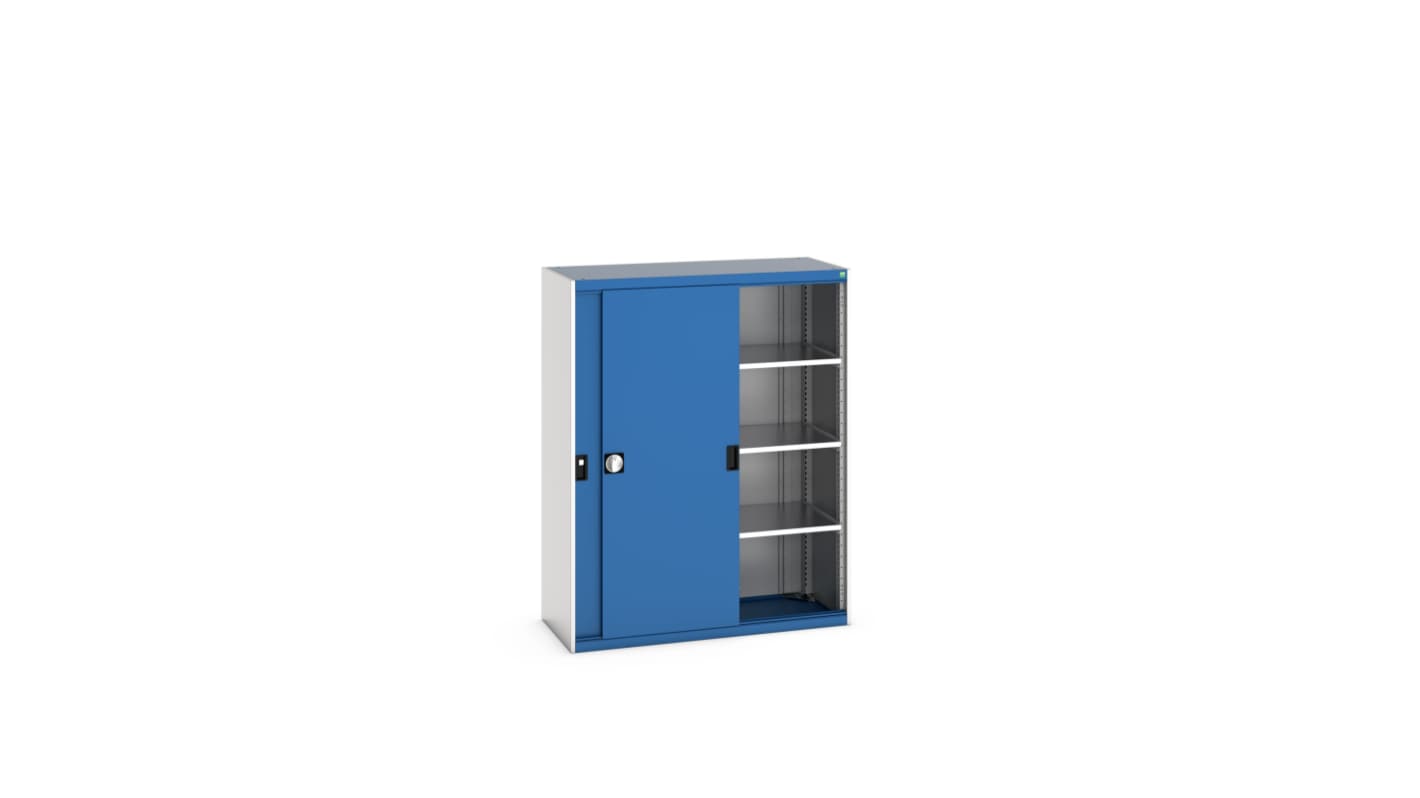 Bott 2 Door Sheet Steel Floor Standing Cupboard, 1300 X 525 X 1600mm