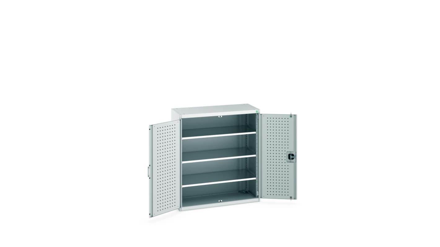 Bott 2 Door Sheet Steel Floor Standing Cupboard, 1050 X 525 X 1200mm