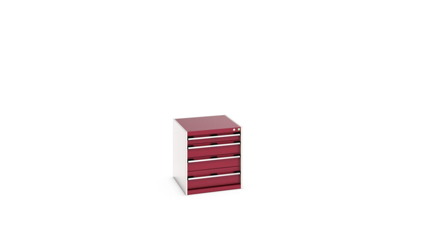 Bott 5 Cabinet, Steel, 700mm x 750mm x 650mm, Red